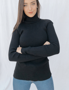 Sweater Alis Morley Larga Negro - comprar online