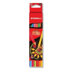 Lapices simball fluo x6u