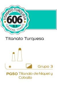 Oleo alba G3 x 18ml. (606) Turquesa Titanato