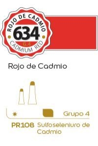 Oleo alba G4 x 18ml. (634) Rojo de cadmio