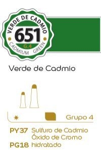 Oleo alba G4 x 18ml. (651) Verde de cadmio