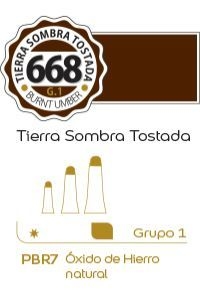 Oleo alba G1 x 18ml. (668) Tierra sombra tostada