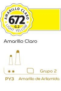 Oleo alba G2 x 18ml. (672) Amarillo claro