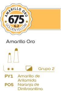 Oleo alba G2 x 18ml. (675) Amarillo oro