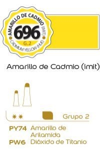 Oleo alba G2 x 18ml. (696) Amarillo cadmio IMIT