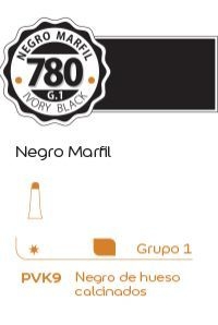 Tempera Alba G1 18ml. (780) Negro marfil