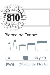 Acrilico Alba G1 x 60ml. (810) Blanco de titanio