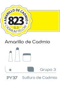 Acrilico Alba G3 x 18ml. (823) Amarillo de cadmio