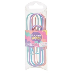 Clips Mooving Jumbo pastel x6