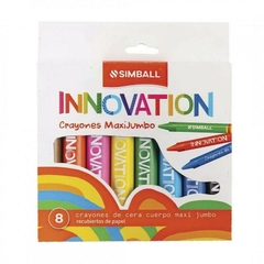 Crayones simball innovation maxi jumbo x 8u