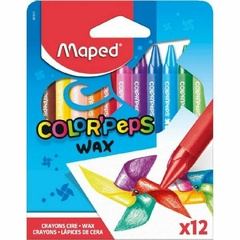 Crayones Maped Colorpeps Wax x 12u