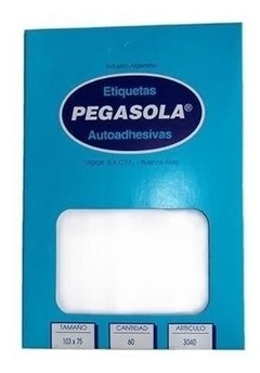 Etiqueta Pegasola 3040 x30u