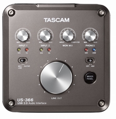 Interface de audio Tascam US-366 2in/2out 2.0 24bit - comprar online