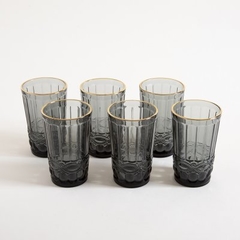 Set x 6 vasos black dore - comprar online