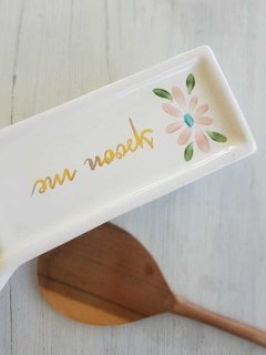 Posa-cuchara pintado a mano - Chez Deco