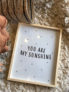 Cuadro you are my sunshine - comprar online