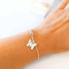 Pulsera Mariposa Plata