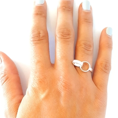 Anillo Círculos Entrelazados Plata - comprar online