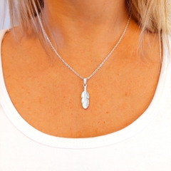 Conjunto Pluma Acero Blanco