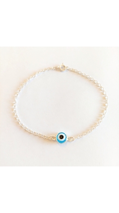 Pulsera Ojo Protector Plata en internet