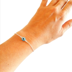 Pulsera Ojo Protector Plata