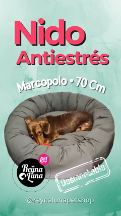 Nidos Antiestrés de Tusor Desmontables • 50, 60 y 70 Cm - Reyna Luna Pet Shop