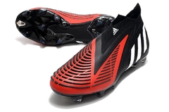 Adidas Predator Edge+ FG Black Red - Estilo Esporte