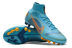 Nike Superfly 8 Elite AG "Grama Sintetica" - Blue Yellow