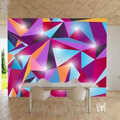 GRAFITTI TRIANGULAR 5 - Mural con Laminado para Exterior