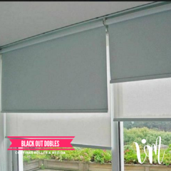 CORTINA BLACKOUT ROLLER BLANCAS en internet