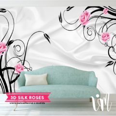 Mural 3d Silk Roses