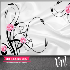 Mural 3d Silk Roses - comprar online