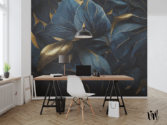 AZUL ORO - Mural con Laminado para Exterior - tienda online