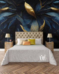 AZUL ORO - Mural con Laminado para Exterior - comprar online