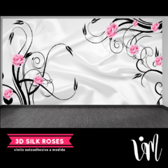 Mural 3d Silk Roses - Victoria Mall