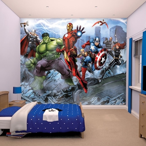 Mural Infantil AVENGERS 02