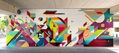 Mural GRAFITTI PARED ARTE 7 - comprar online