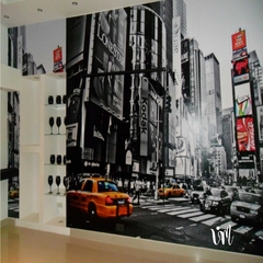 Mural taxis New York 04 - comprar online