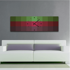 Reloj de Pared ColorStripes Crazy H01