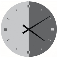 Reloj de Pared Impacto Bicolor 01 en internet