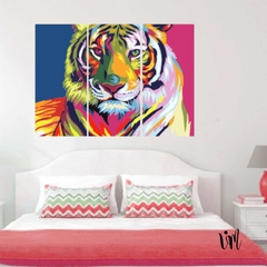 Tríptico Tigre Watercolor 02