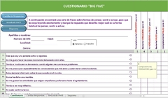 BFQ Cuestionario de Personalidad Big Five - Pro Plus 4.0 en internet