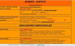 Imagen de Corrector Test de Bender -Versión Excel PRO