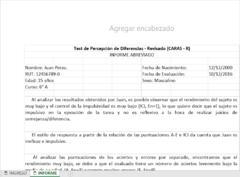 Corrector CARAS-R. Test de Percepción de Diferencias-Revisado - comprar online