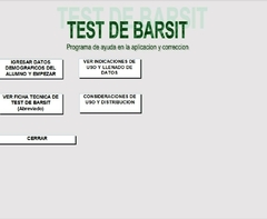 Corrector TEST BARSIT - Test rápido de Barranquilla​ -