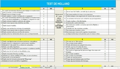 Test de Holland de Orientación Vocacional FULL (Actividades-Habilidades-Ocupaciones) - comprar online