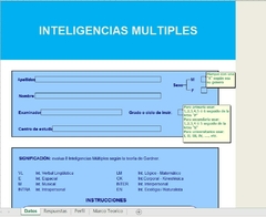 CORRECTOR- Inteligencia Múltiples – Escala MINDS- (Versión Básica)