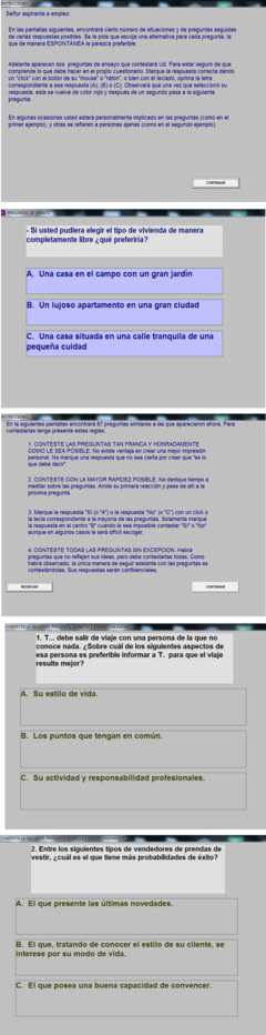 Test Ipv -- Test De Personalidad Para Vendedores VERSION PROFESIONAL - ANALISIS DE VENDEDORES - PsicoTest