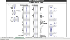 TEST RORSCHACH REPORTE PLUS