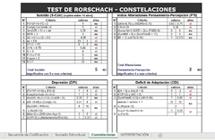 TEST RORSCHACH REPORTE PLUS en internet